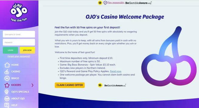 ojo casino Gameplay